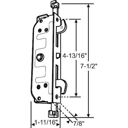 Strybuc Two Point Mortise Lock 16-542NS